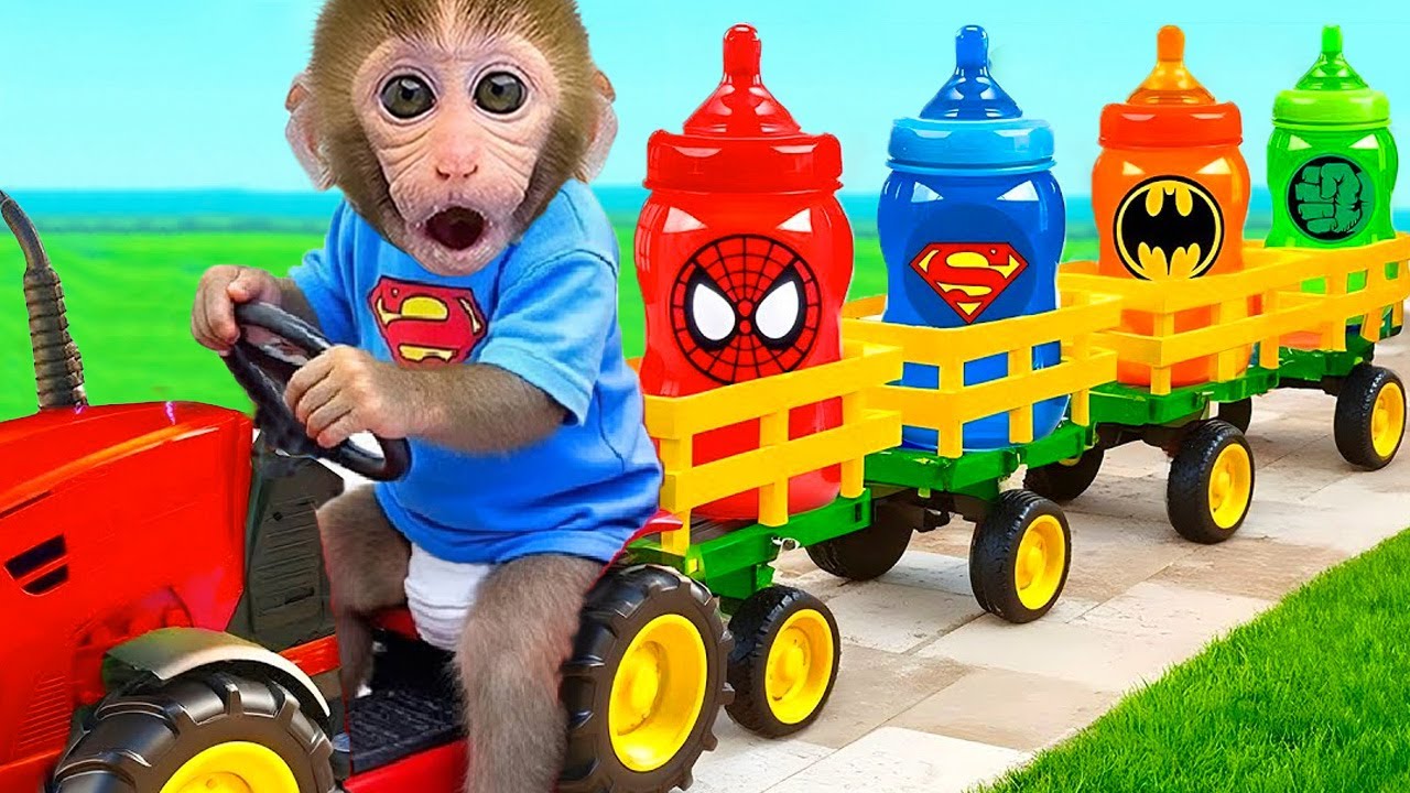 Affenbaby BonBon trifft den Zauberer-Affen und die super lustige magische Tür