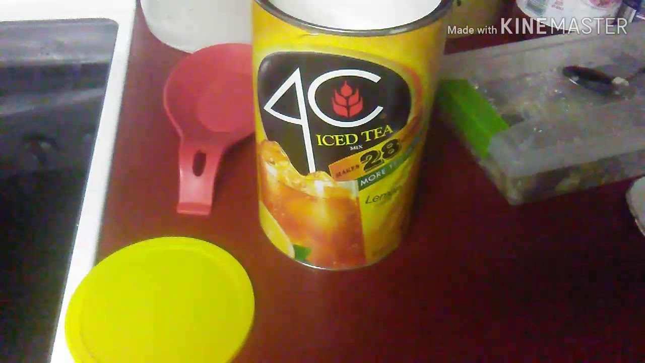 4C Instant Ice Tea Review ☕