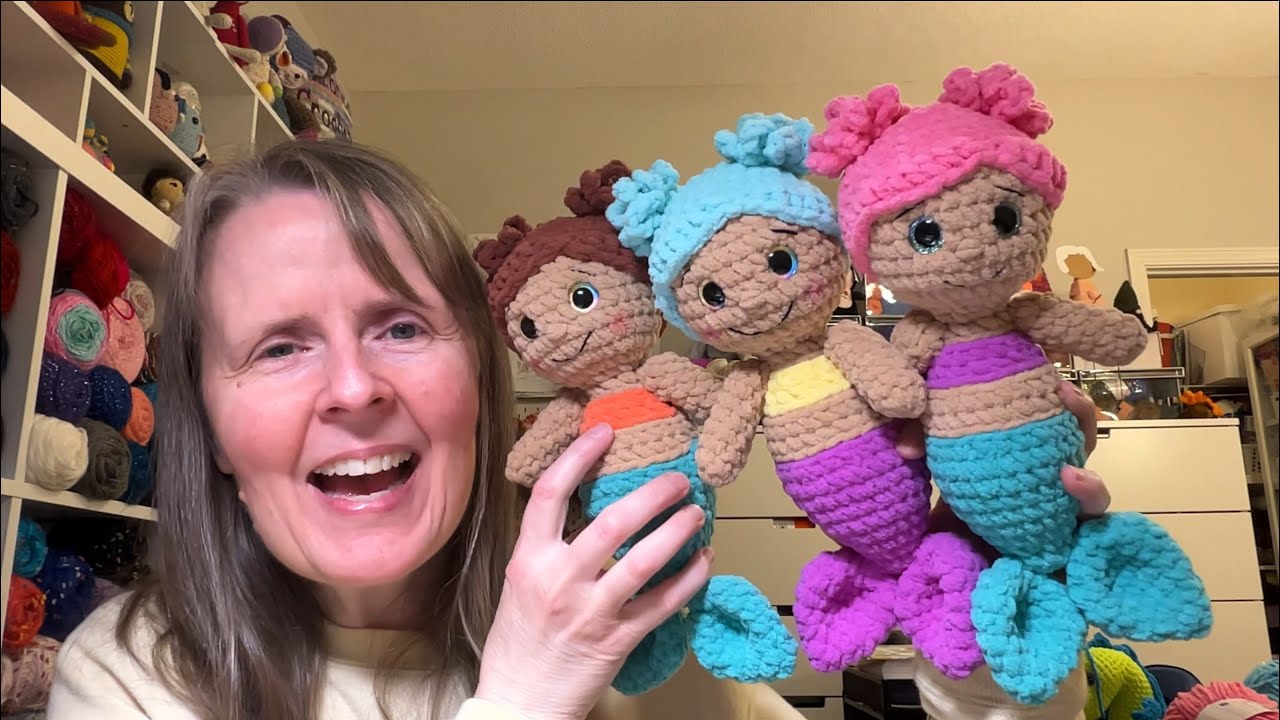 I Went Mermaid Crazy! Plus a Finished Afghan and Dumbo Octopus