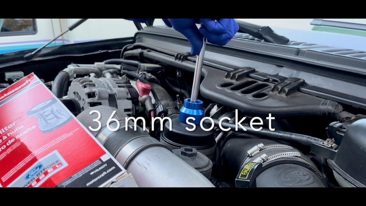 Замена масла в двигателе Ford 6.0 Powerstroke