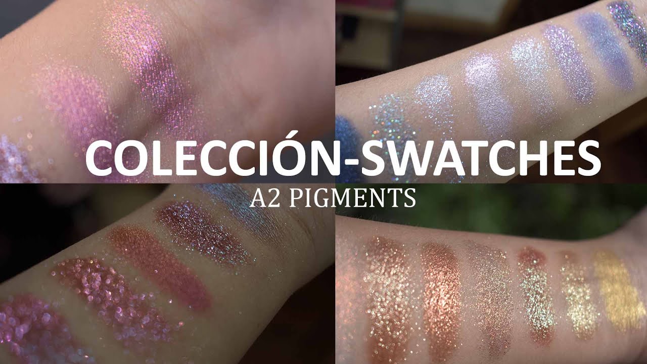 MI COLECCION: A2 PIGMENTS- 41 GLITTERS Y PIGMENTOS- Swatches