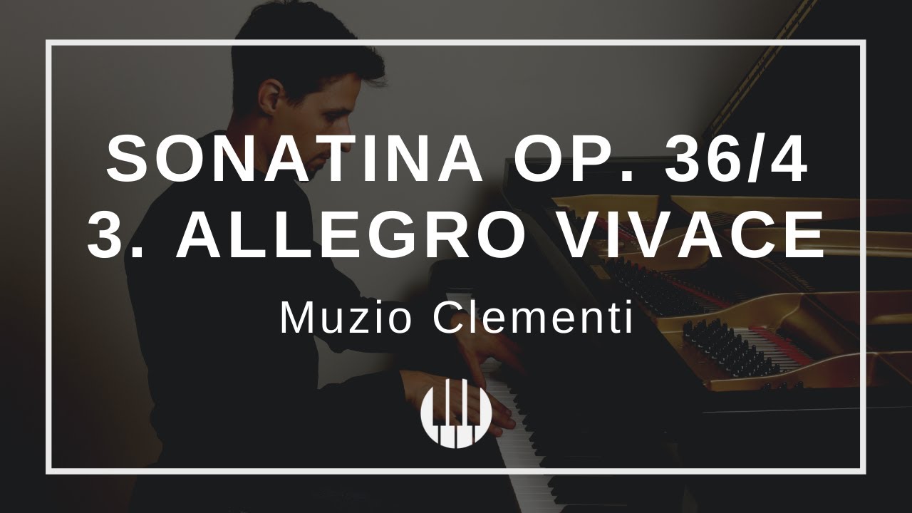 Sonatina Op. 36/4 in F-major - 3. Allegro vivace von Muzio Clementi