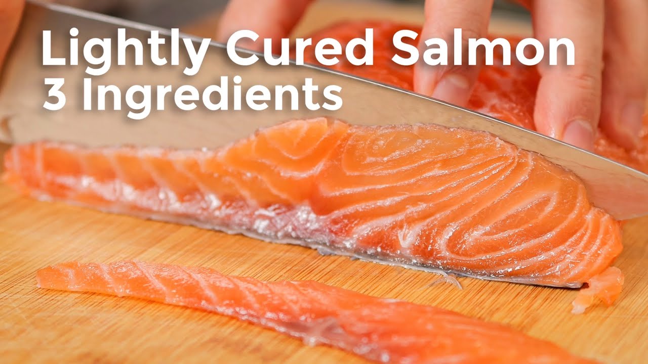 I Make Cured Salmon at Home — Only Salt, Sugar & Time