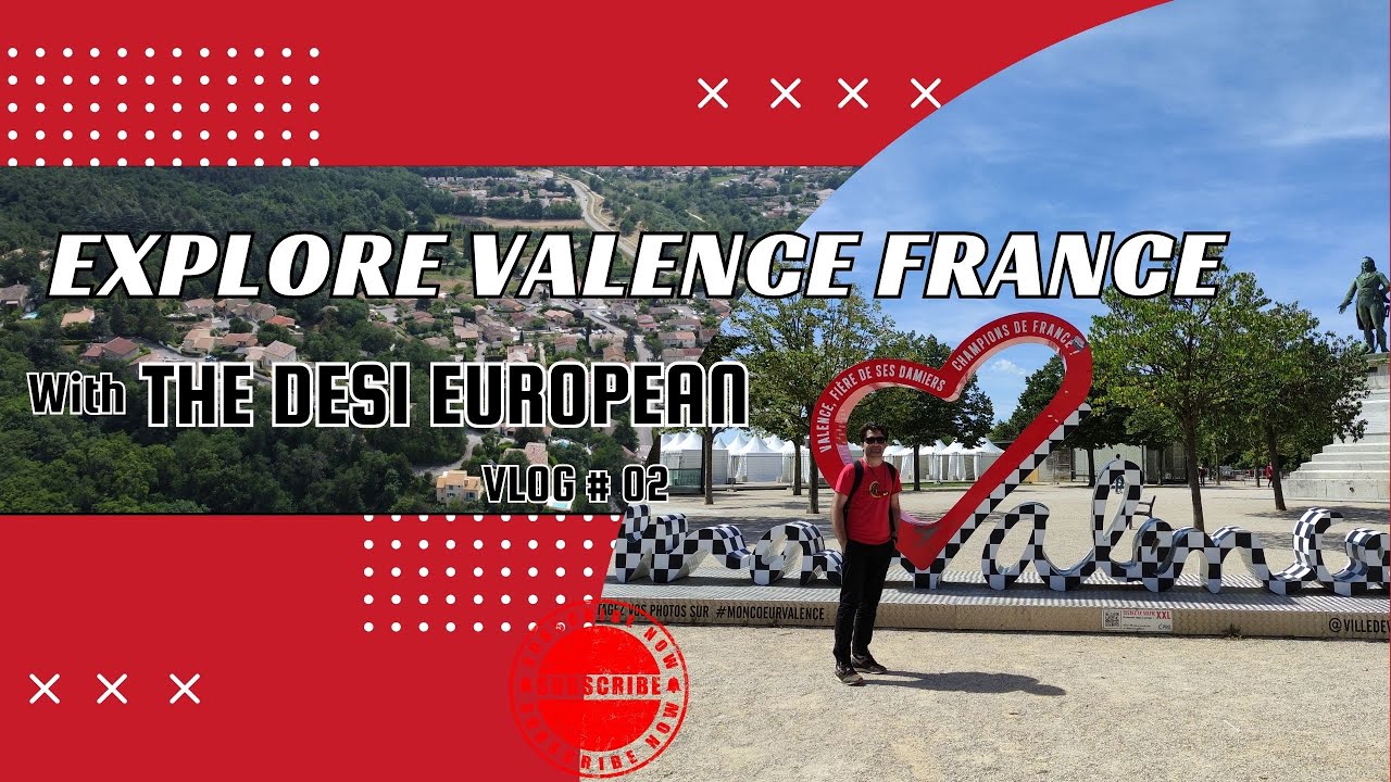 Visite de Valence. Drôme France. Top sights to see in Valence, 4K