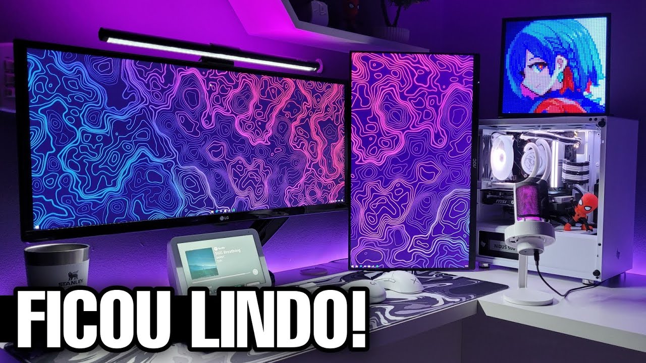SEU SETUP VAI FICAR INCRÍVEL COM ISSO AQUI! - DIVOOM PIXOO-64