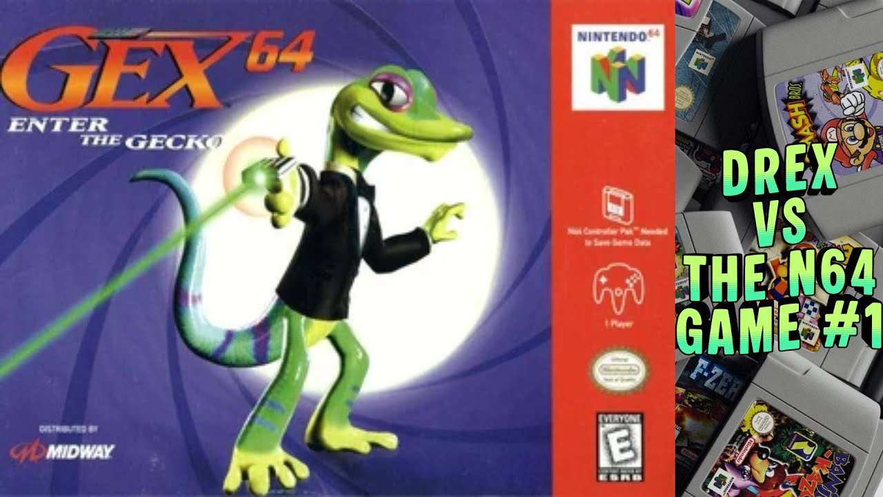 drex vs the n64 - Game #1 - Gex 64 #nintendo #nintendo64 #gaming