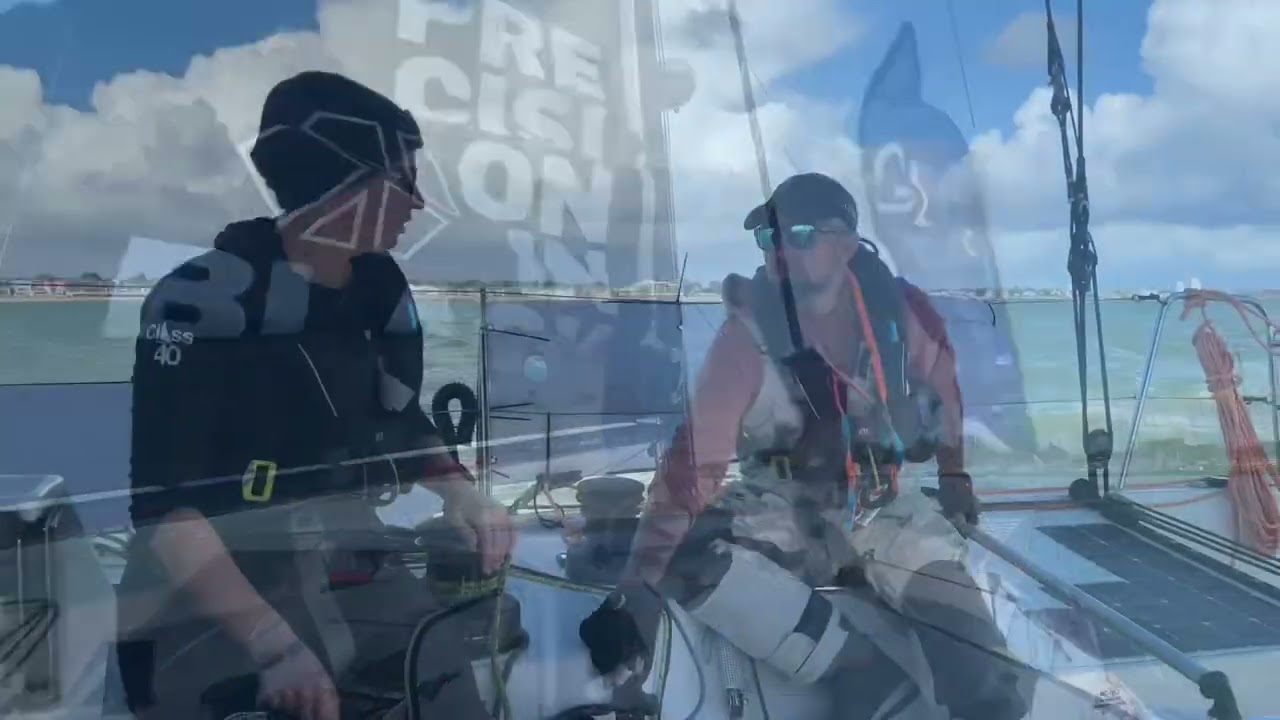Globe 40 Tag 1 Briefing-Start-Rennen-Delphine 