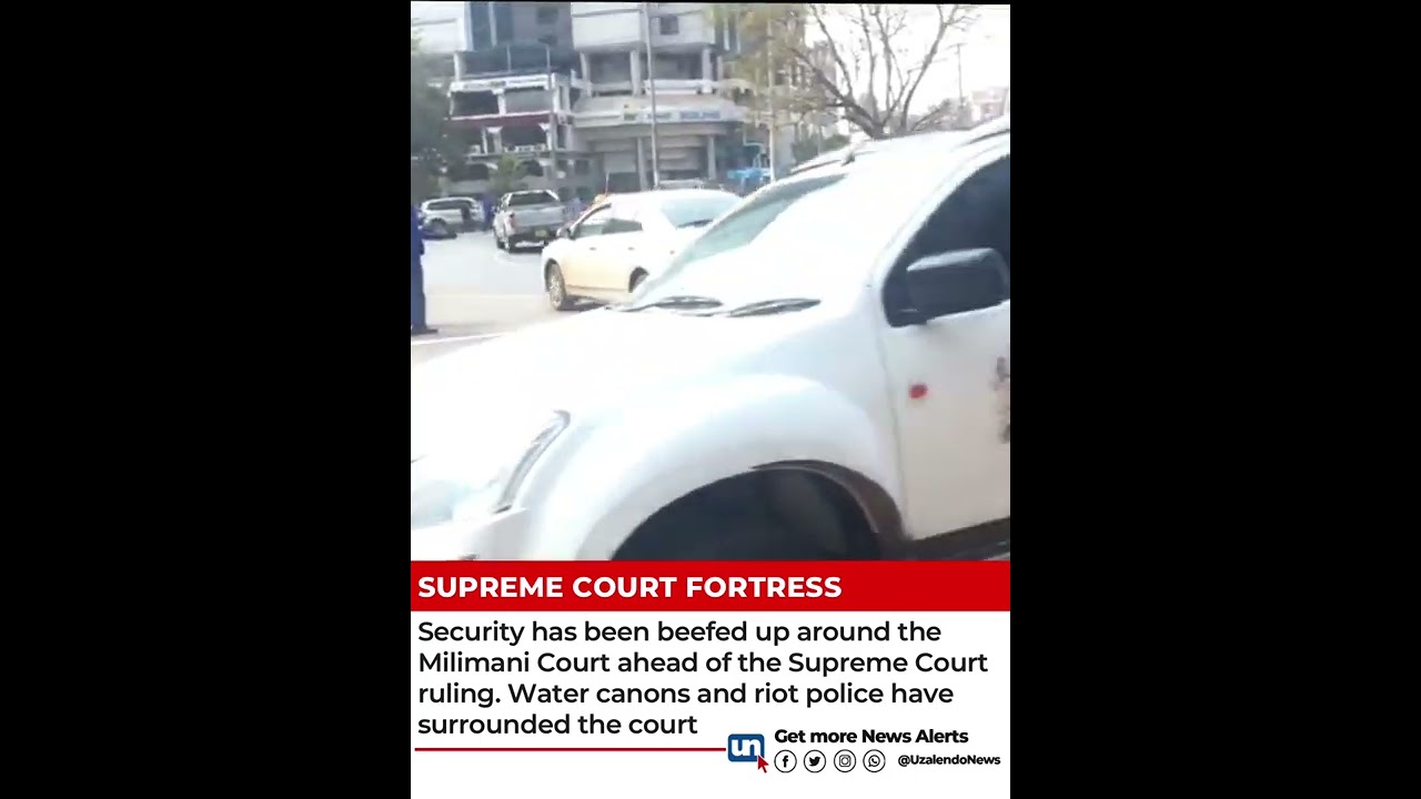 Supreme Fortress: Heavy Security Deployed Ahead Of Ruling