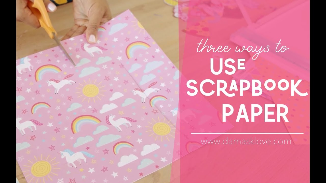 THREE Ways to Use a Whole sheet of 12x12 Paper - SCRAPBOOKING  PAPER CRAFTS
