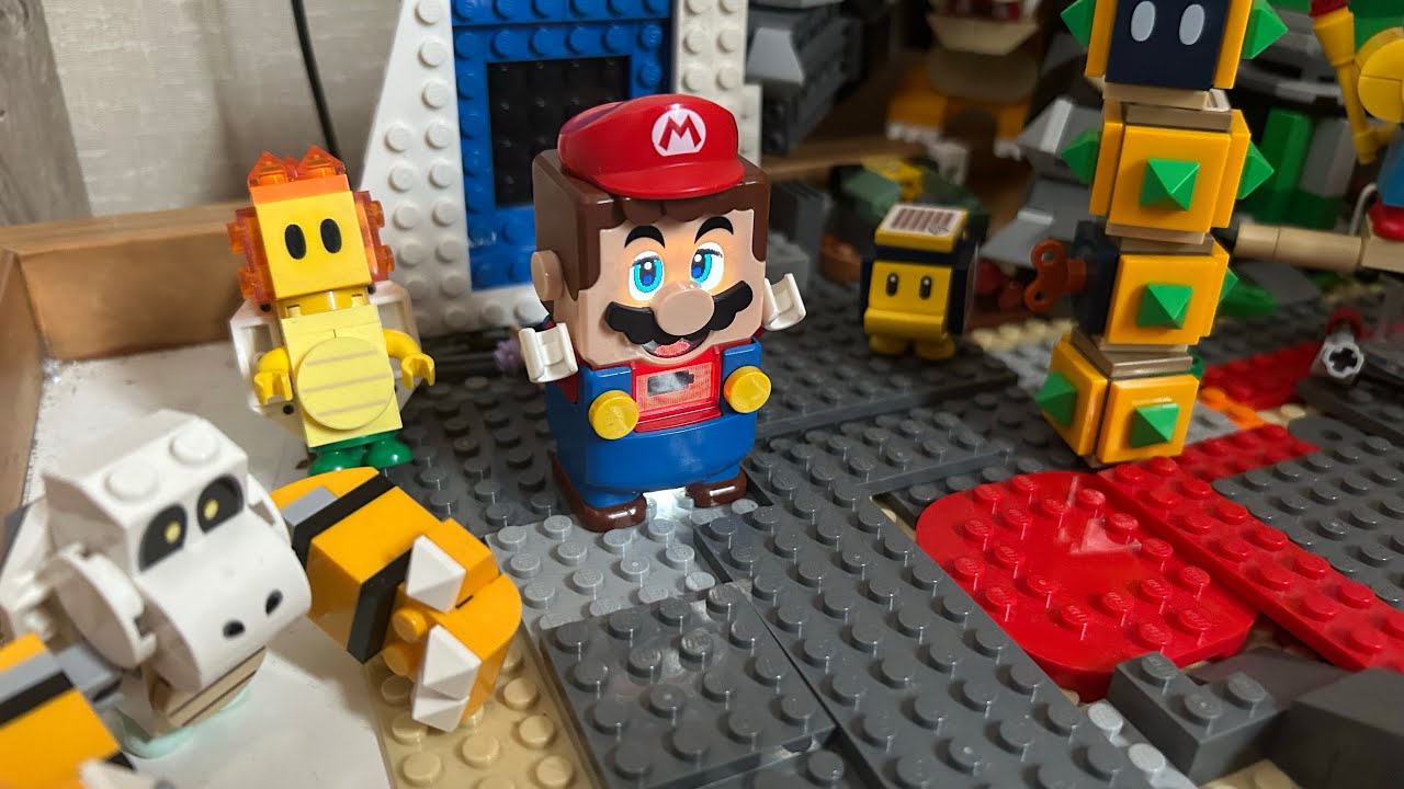 Lego Mario the phantom portal #LegoMario, #MightyBowser #Lego #LegoStopMotion #LegoVillage