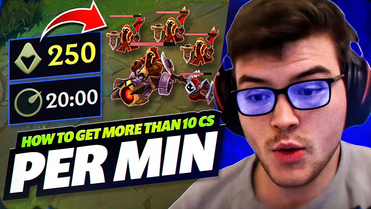HOW YOU CAN GET MORE THAN 10 CS PER MINUTE