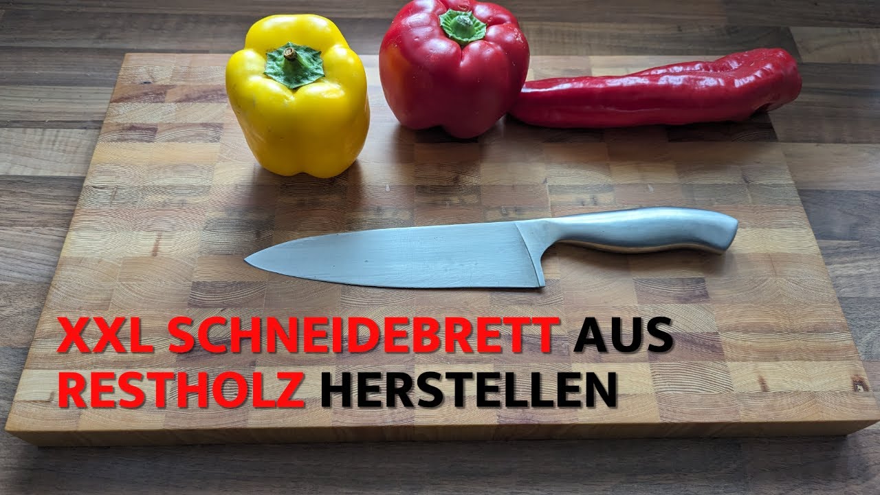 🪚✨ Von &Uuml;berschuss zu Unikat: Die Herstellung meines XXL Schneidebretts! ✨🪚
