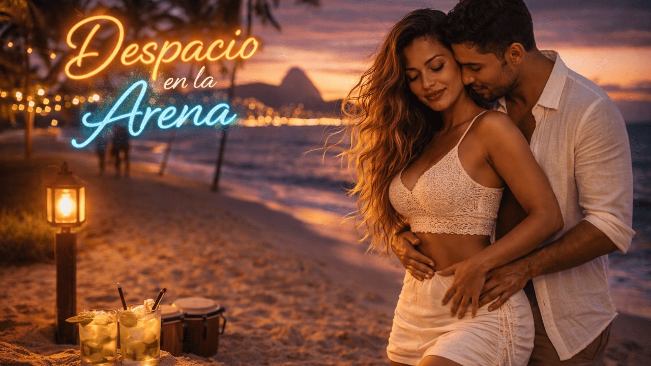 DESPACIO EN LA ARENA. Impresionante Dueto Bachata con un toque de bossa nova, déjate enamorar !!!