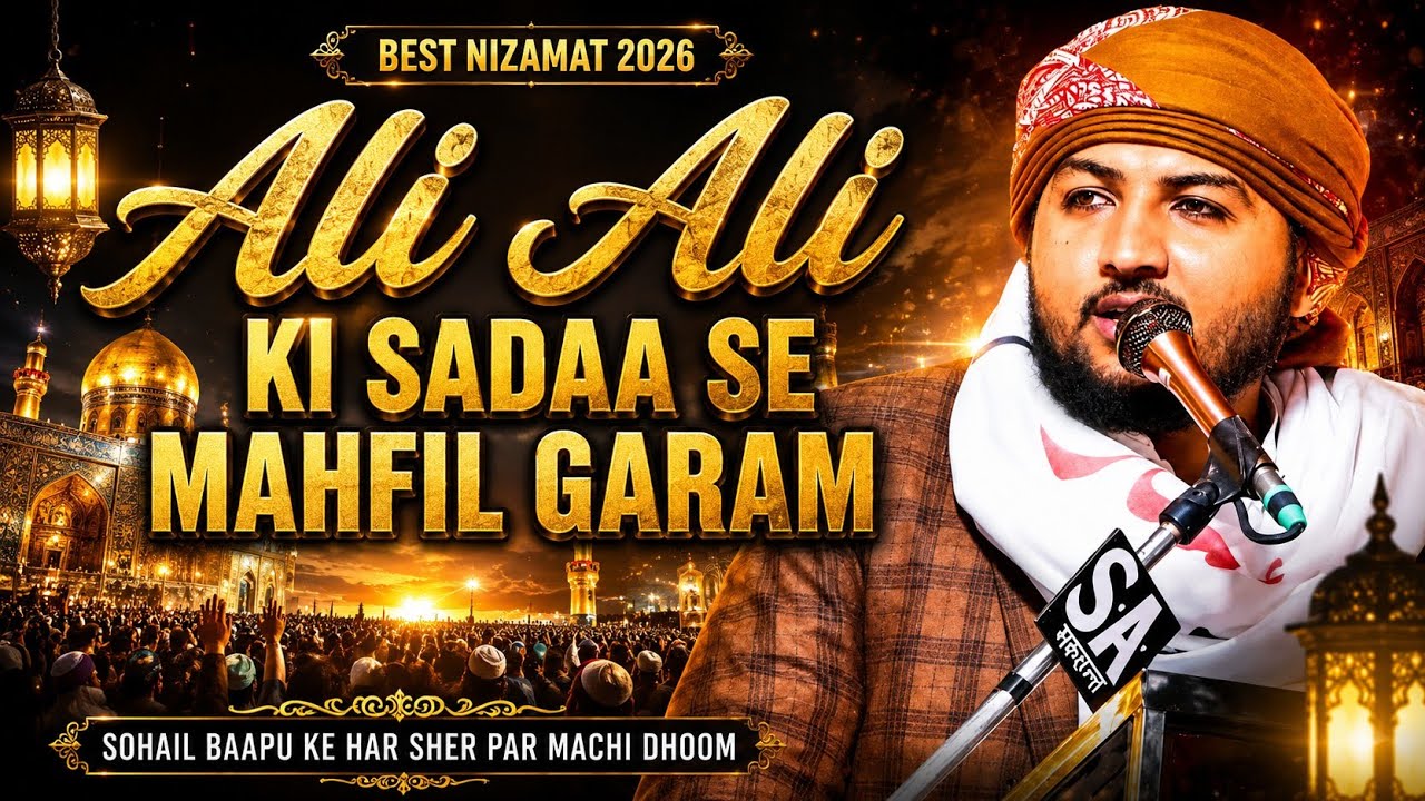 🔥Maula Ali Ki Shan Me Zabardast Nizamat | Har Ek Sheher Par Machi Dhoom | Syed Suhail Qadri Fatmi