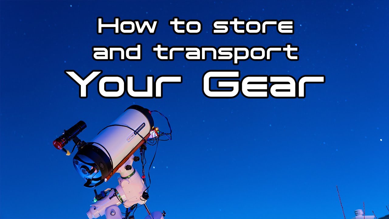 Storage solutions for your photography and astronomy gear