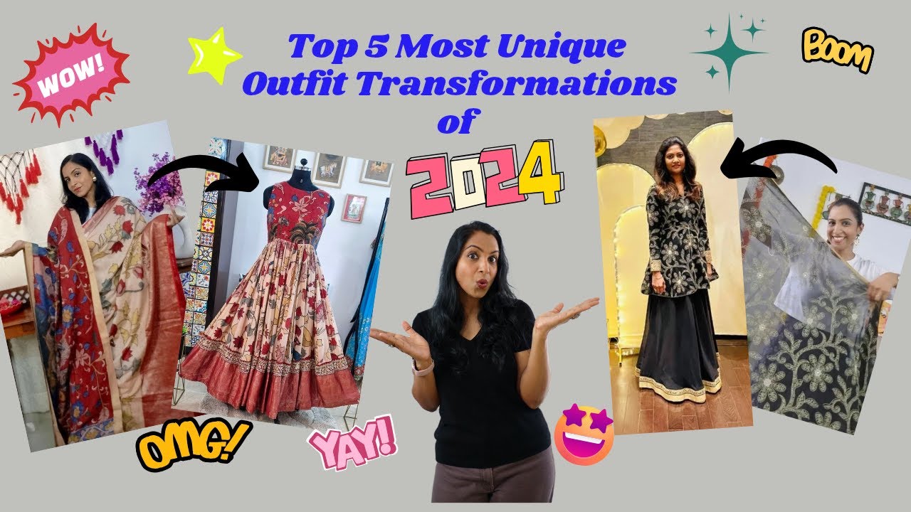 Best OLD Saree REUSE Transformations | Designer Outfits From Old Sarees | USA, India Client work