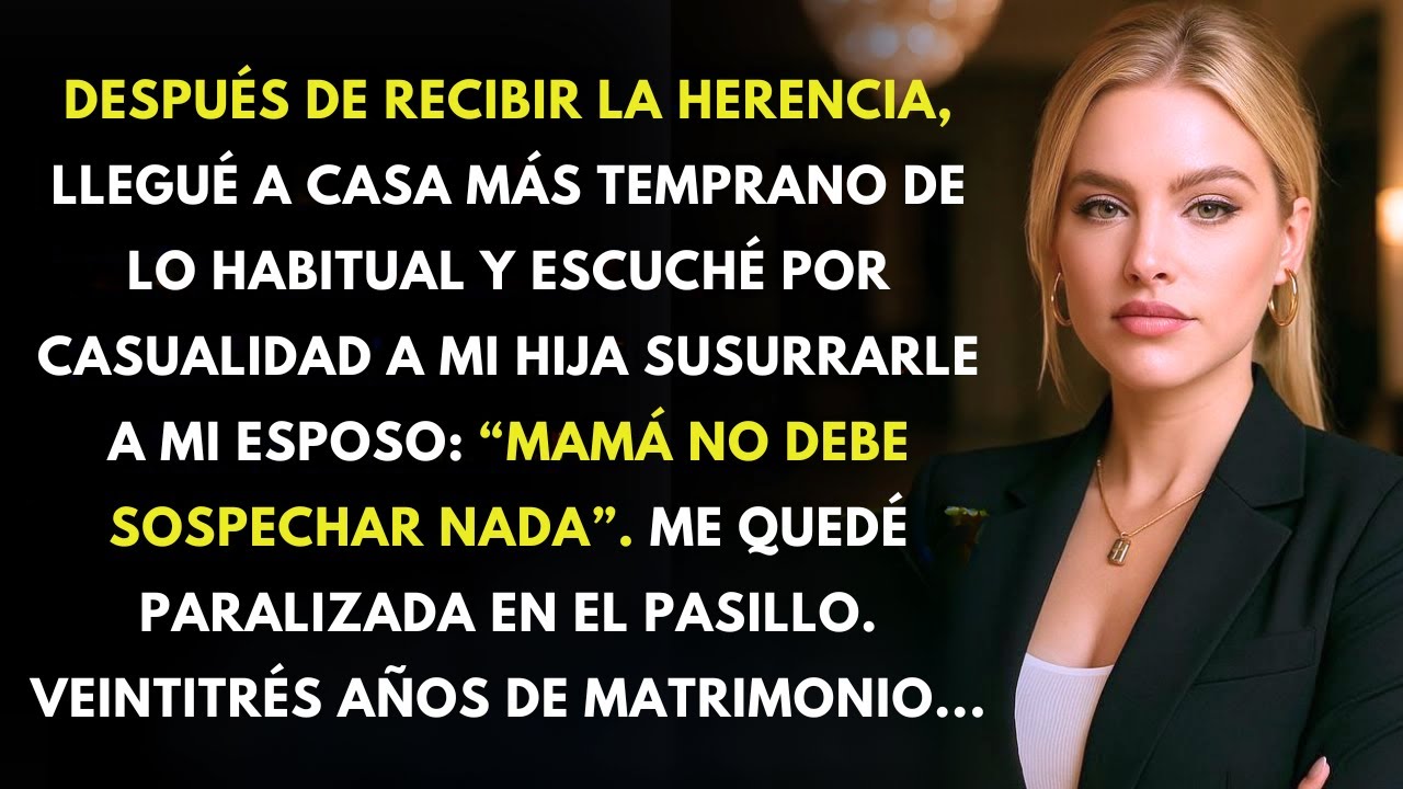 Después De Recibir La Herencia, Escuché Por Casualidad A Mi Esposo Y A Mi Hija… Y Quedé En Shock