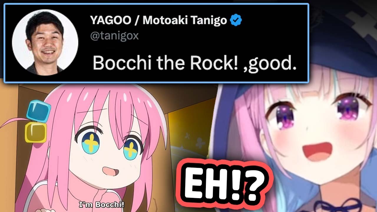 Aqua Finds Out YAGOO Watches Bocchi The Rock Too And His Oshi Is Bocchi【Hololive】