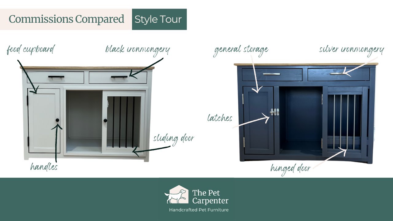Bespoke Pet Furniture Client Designs Comparison Tour
