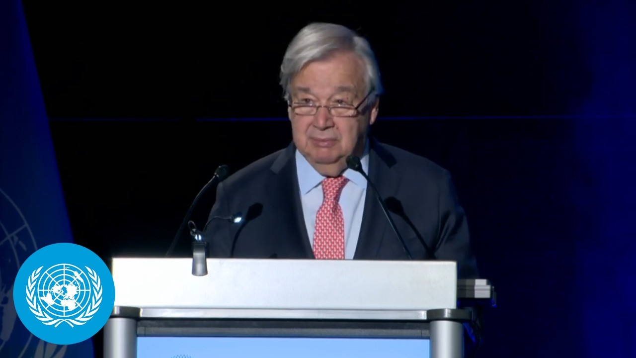 AI: UN Chief Calls for Global Rules to Govern Powerful New Tech - Press Conference | United Nations