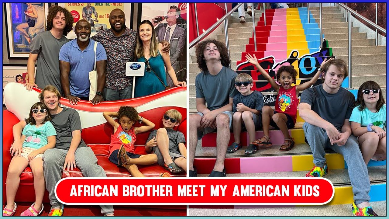 African Brother meets my American Kids