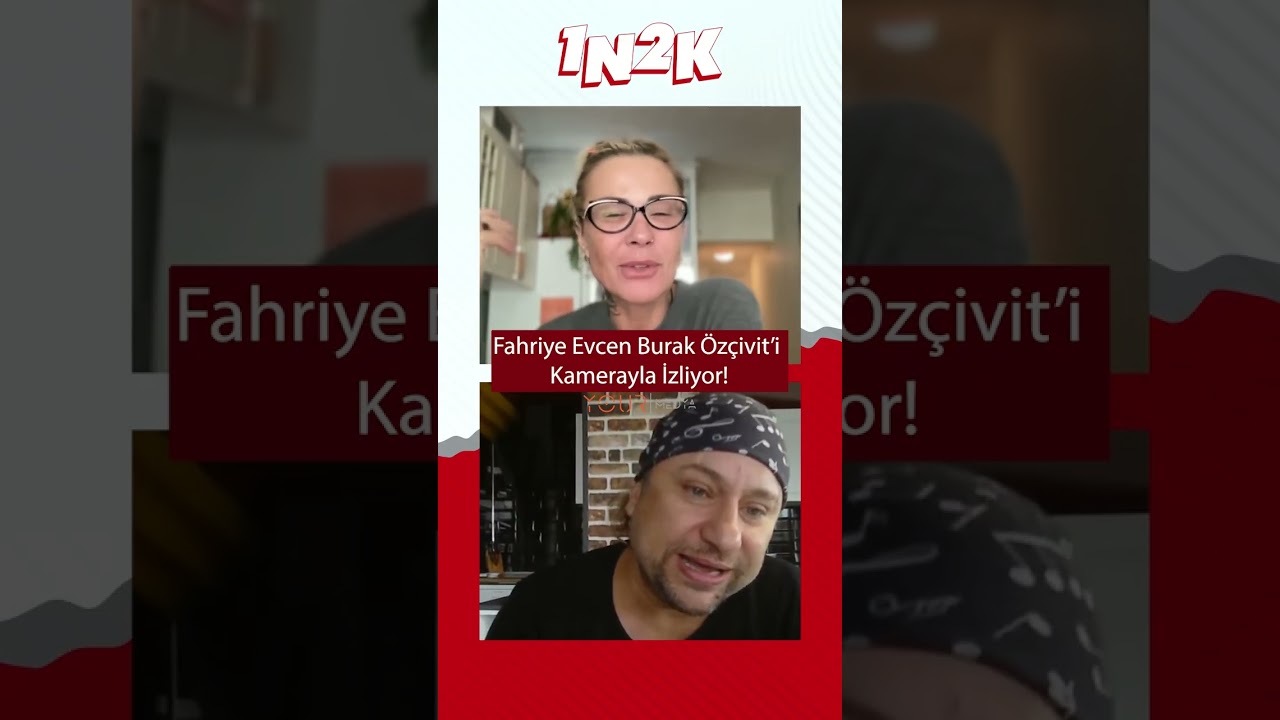 Fahriye Evcen Burak Özçivit’i Kamerayla İzliyor! 