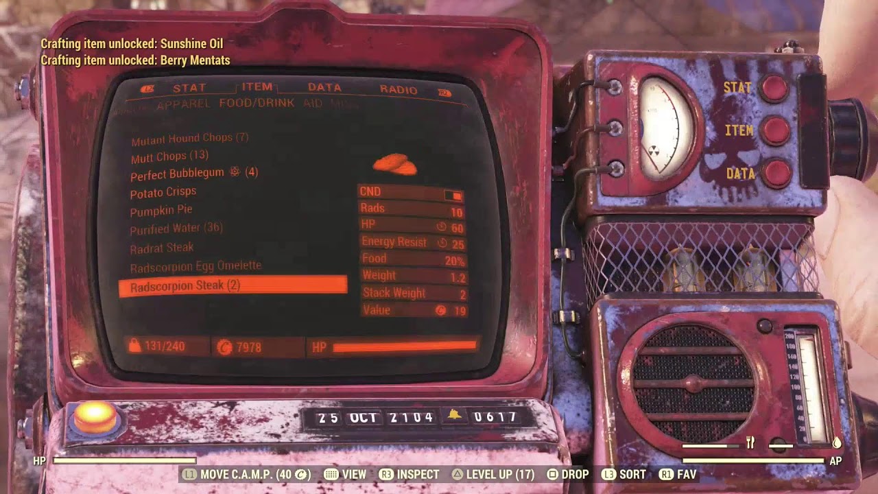 Fallout 76 - Chill Gameplay. Exploring With Relaxing RPG Music And No Commentary.