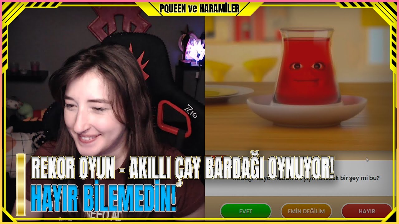 PQUEEN - AKILLI ÇAY BARDAĞI OYUNU OYNUYOR!
