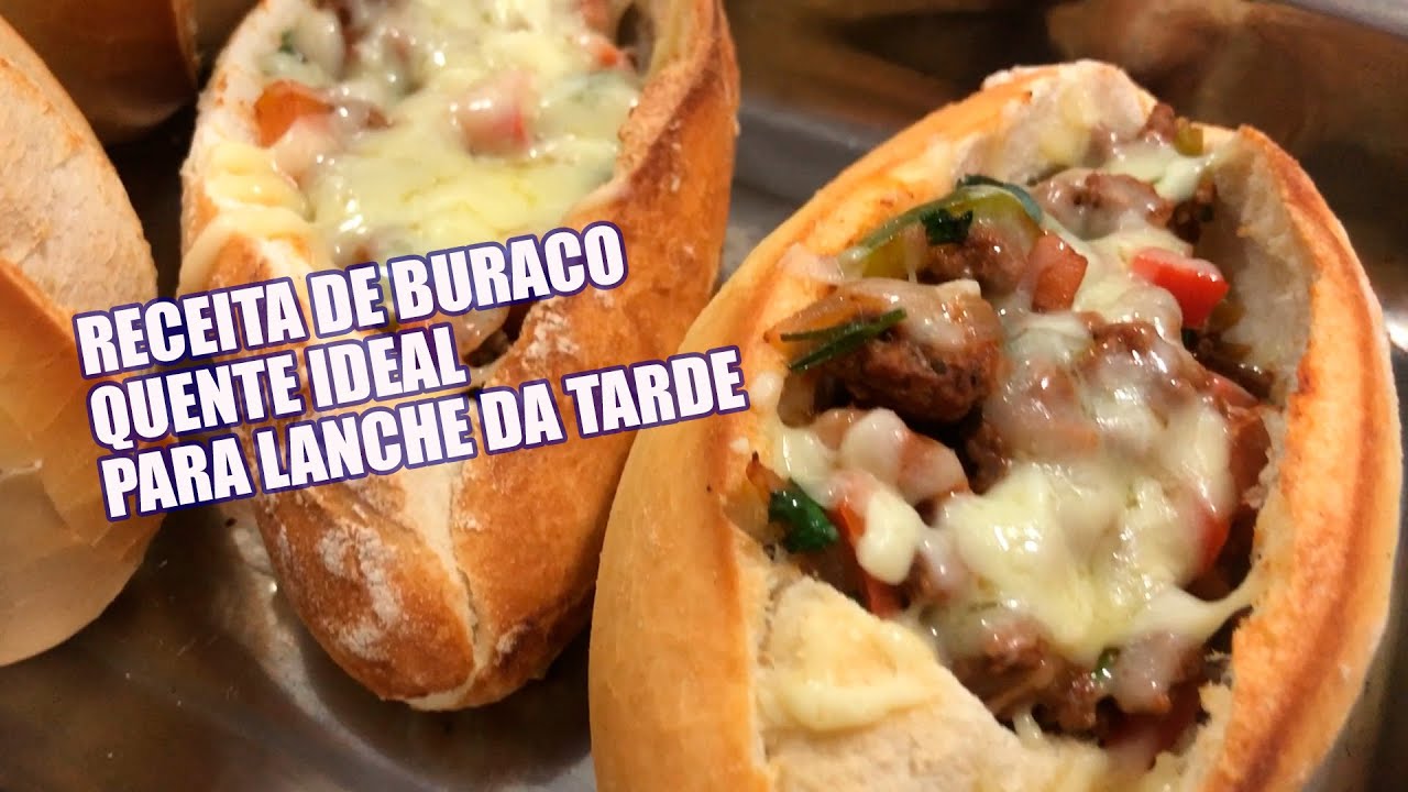 Receita de Buraco quente, ideal para lanche da tarde