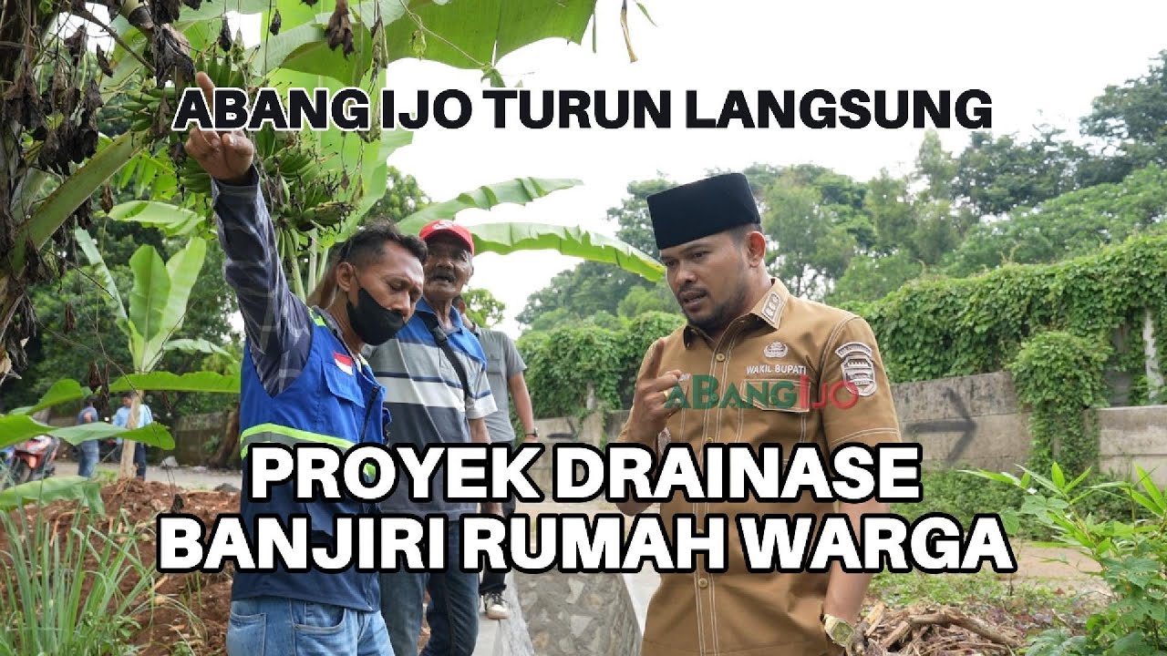 WARGA MARAHH !! RUMAHNYA SELALU BANJIR AKIBAT PROYEK DRAINASE // ABANG IJO GERAM