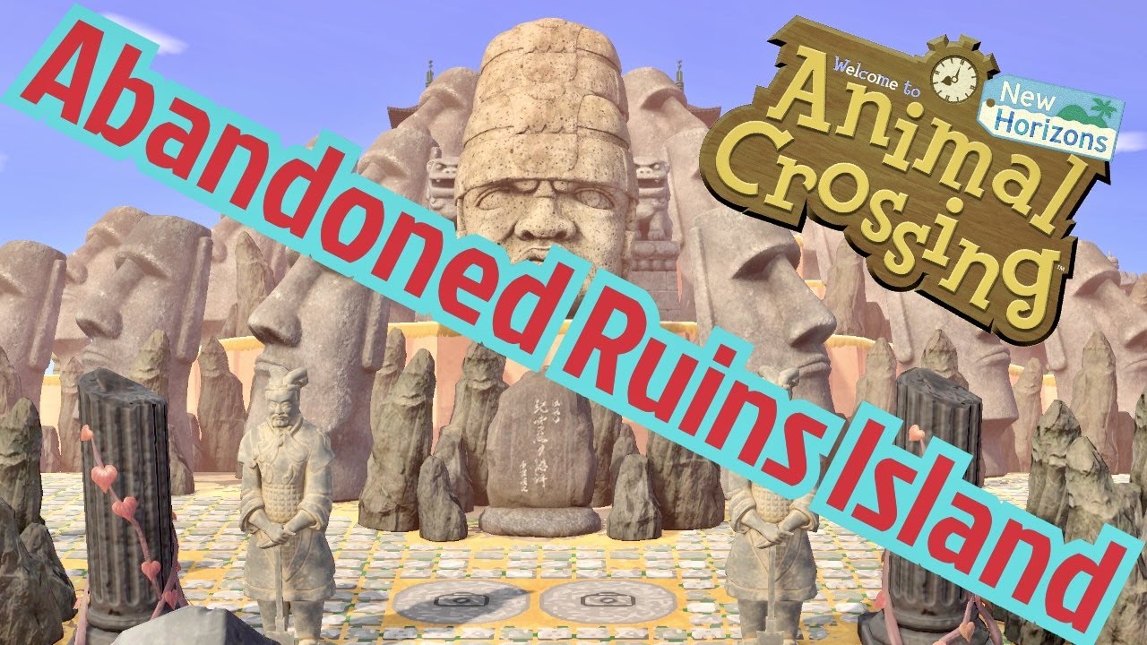 Animal Crossing Dreamie island tour with ruins #acnh