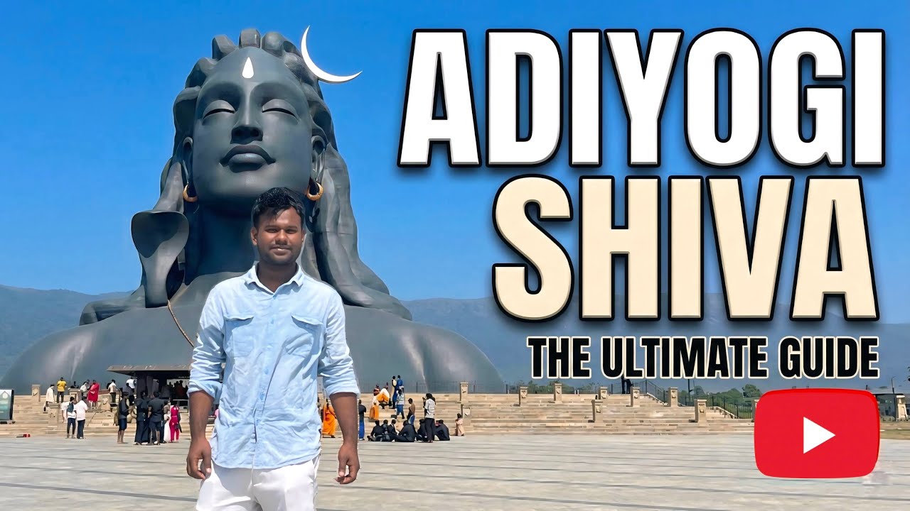 Adiyogi Guided & Siruvani Waterfall  Experience |All India Solo Travel | KR Musafir solo 