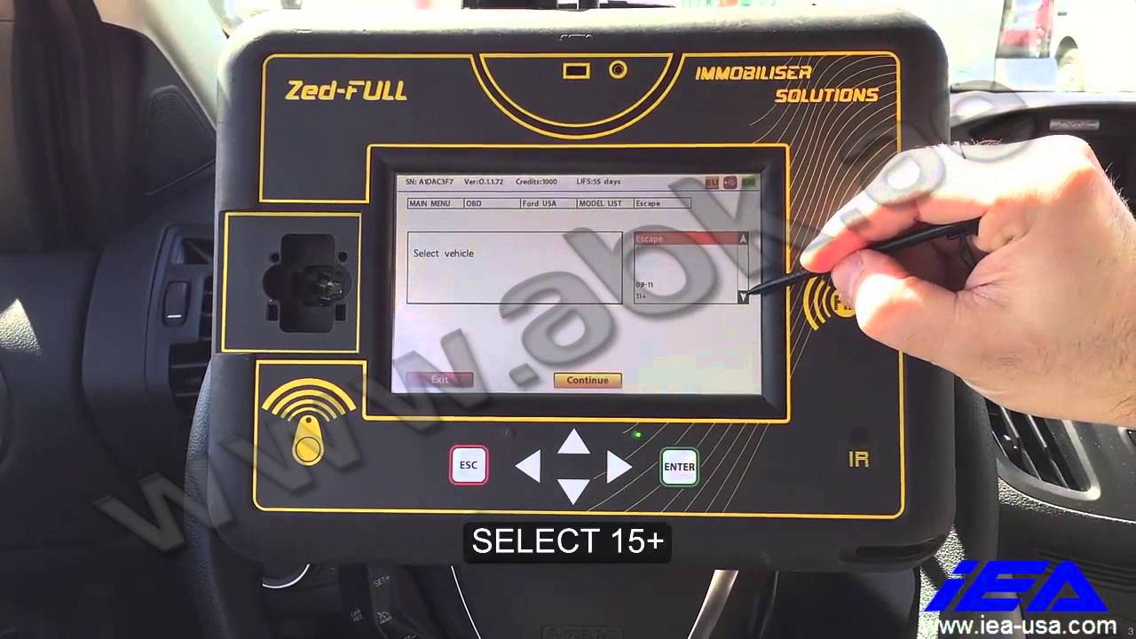 FORD ESCAPE 2016+ Transponder Key Programming By Zed Full Key Programmer