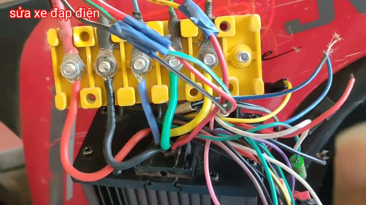 Sửa xe đạp điện JVC lên ga không chạy - sửa xe đạp điện 
