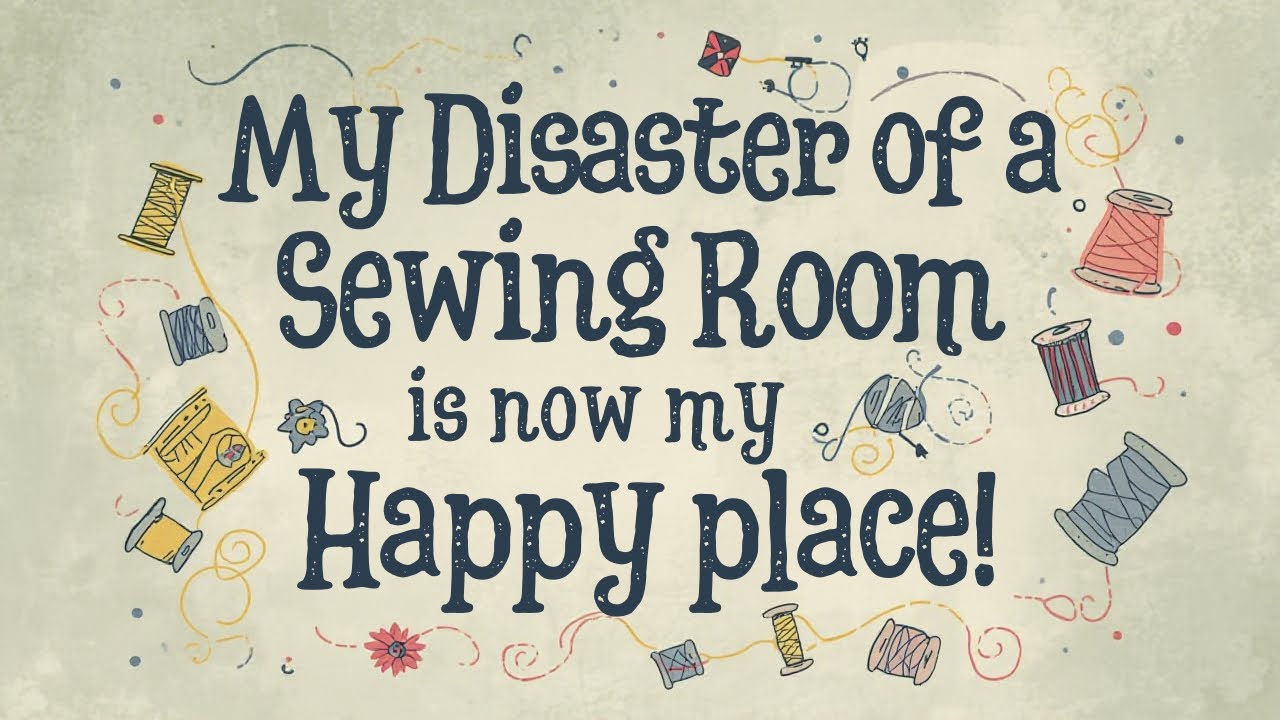 WELCOME TO MY NEW FUNCTIONAL & HAPPY SEWING SPACE