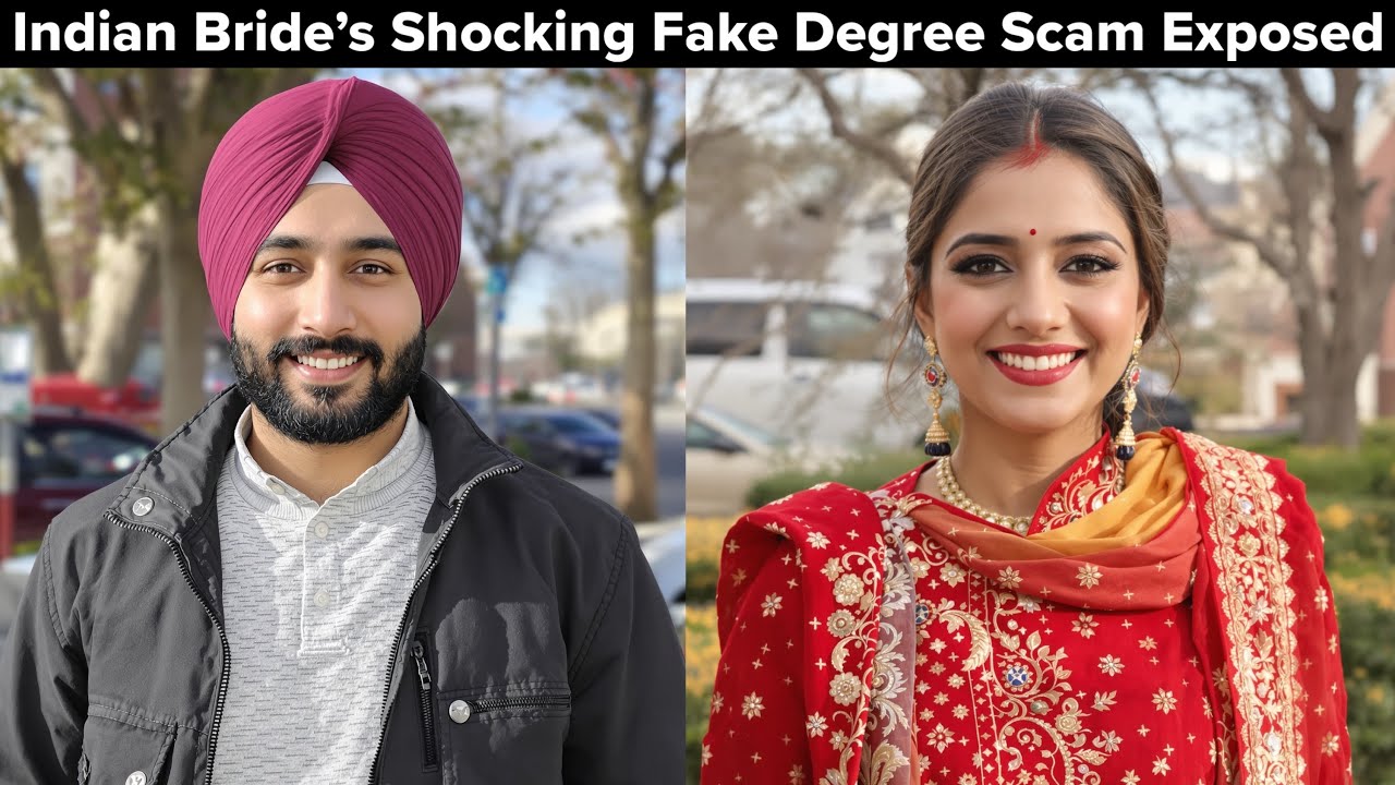 Indian Bride’s Shocking Fake Degree Scam Exposed on Wedding Day in Canada | True Crime 