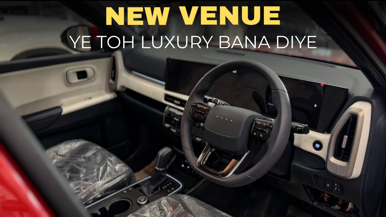 NEW HYUNDAI VENUE HX8 TURBO DCT 1LTR FULL INTERIOR IMPRESSION 