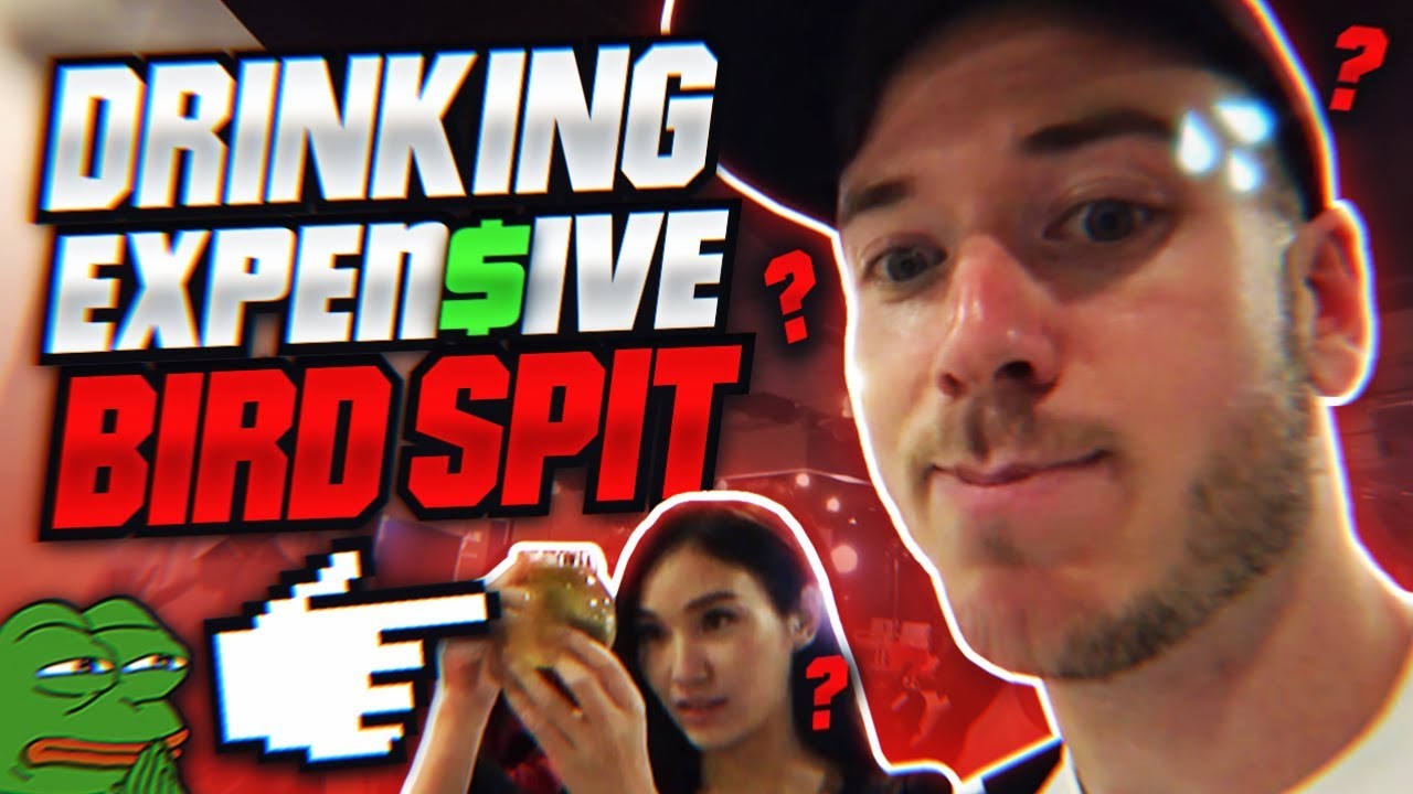 DRINKING EXPENSIVE SPIT?? | SINGAPORE