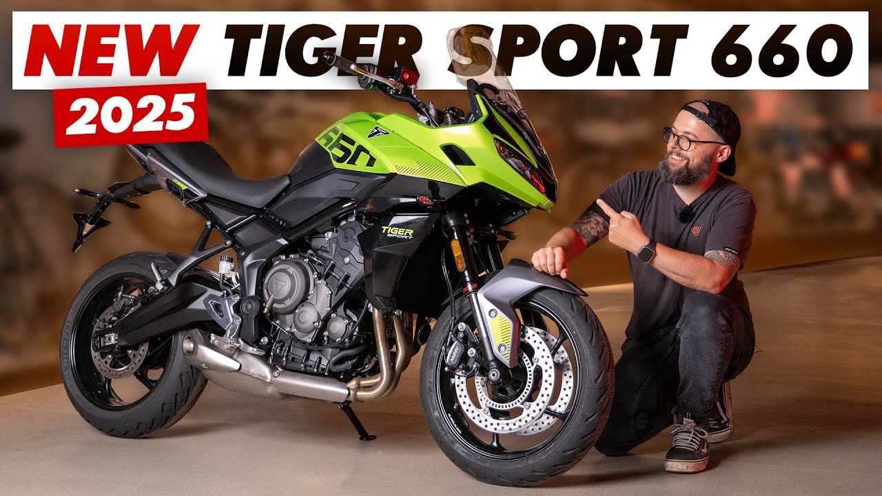 Анонсирована новая модель Triumph Tiger Sport 660 2025 года: все, что вам нужно знать!