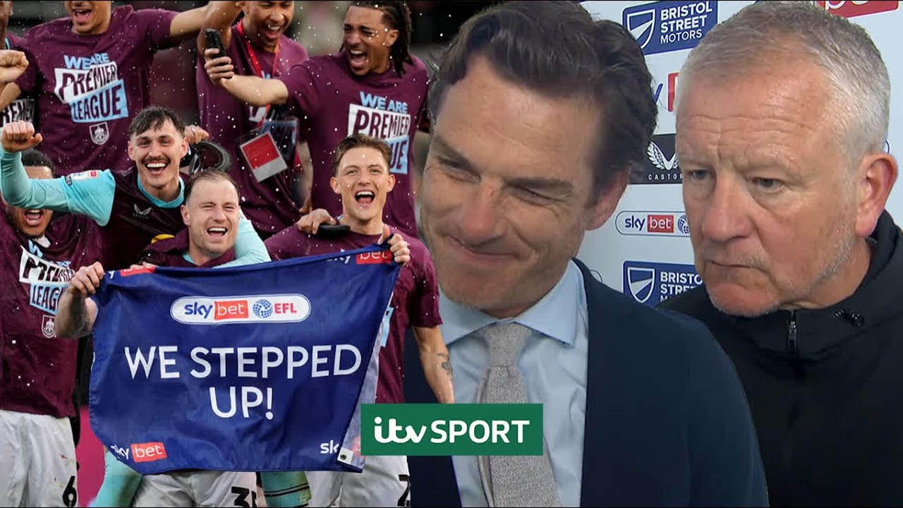 Reaction as Burnley promoted back to Premier League after win against Sheffield United | ITV Sport