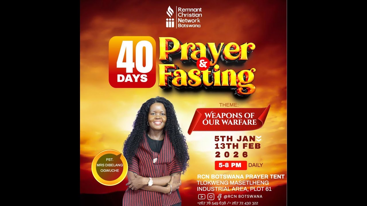 DAY 39 OF 40 DAYS PRAYER & FASTING || WEAPONS OF OUR WARFARE || PST. DIBELANG OGWUCHE
