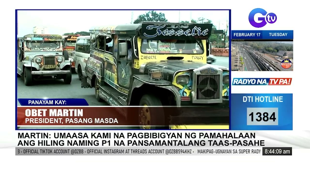 ₱1 provisional fare hike, ihihirit ng jeepney operators