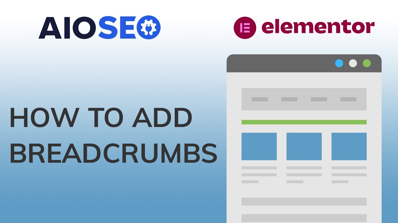 Как добавить хлебные крошки с помощью Elementor Pro и All In One SEO