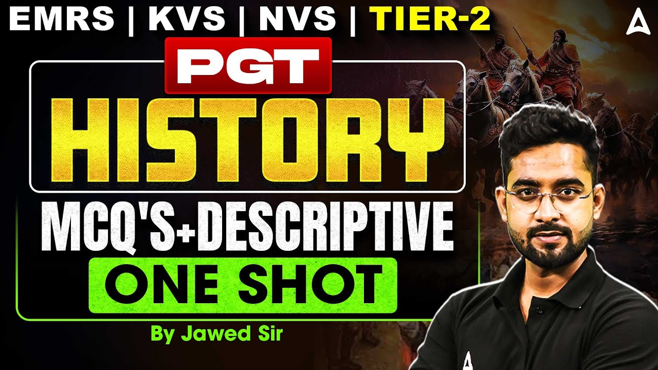 EMRS PGT Tier 2 History Marathon | KVS NVS PGT Tier 2 History Descriptive Questions |PGT History MCQ