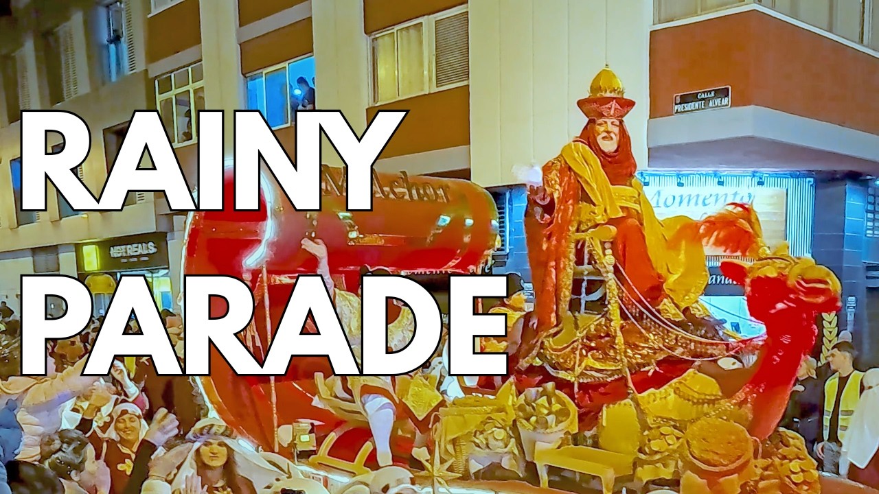 Three Kings Parade 2026 SURVIVES the Rain! ☔ Las Palmas de Gran Canaria, Spain [4K].