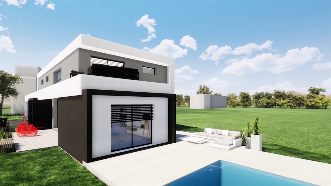 Maisons Crisalis - Présentation d'une maison moderne sur mesure de toit plat - 200 m²