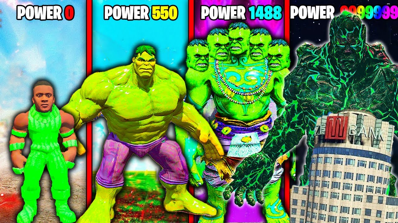 FRANKLIN Become The STRONGEST HULK EVER In GTA 5!