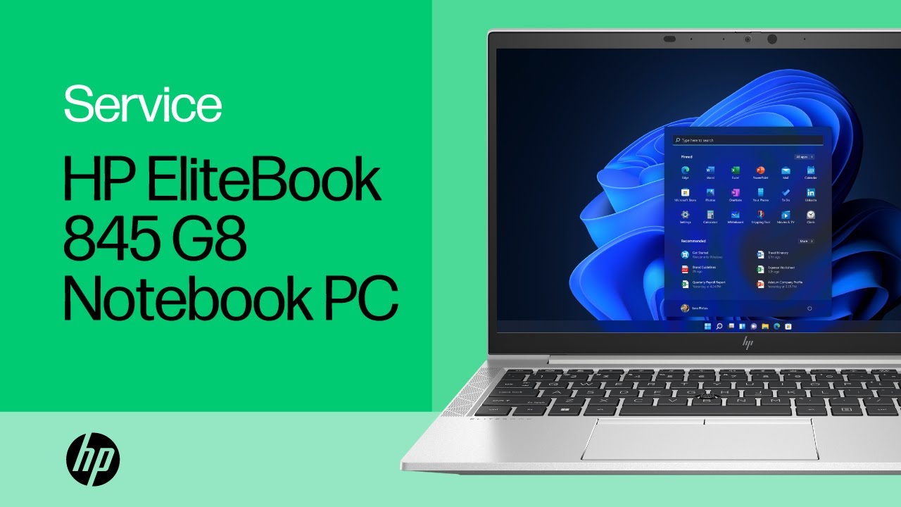 Service Teardown: HP EliteBook 845 G8 Notebook PC | HP Computer Service | HP Support