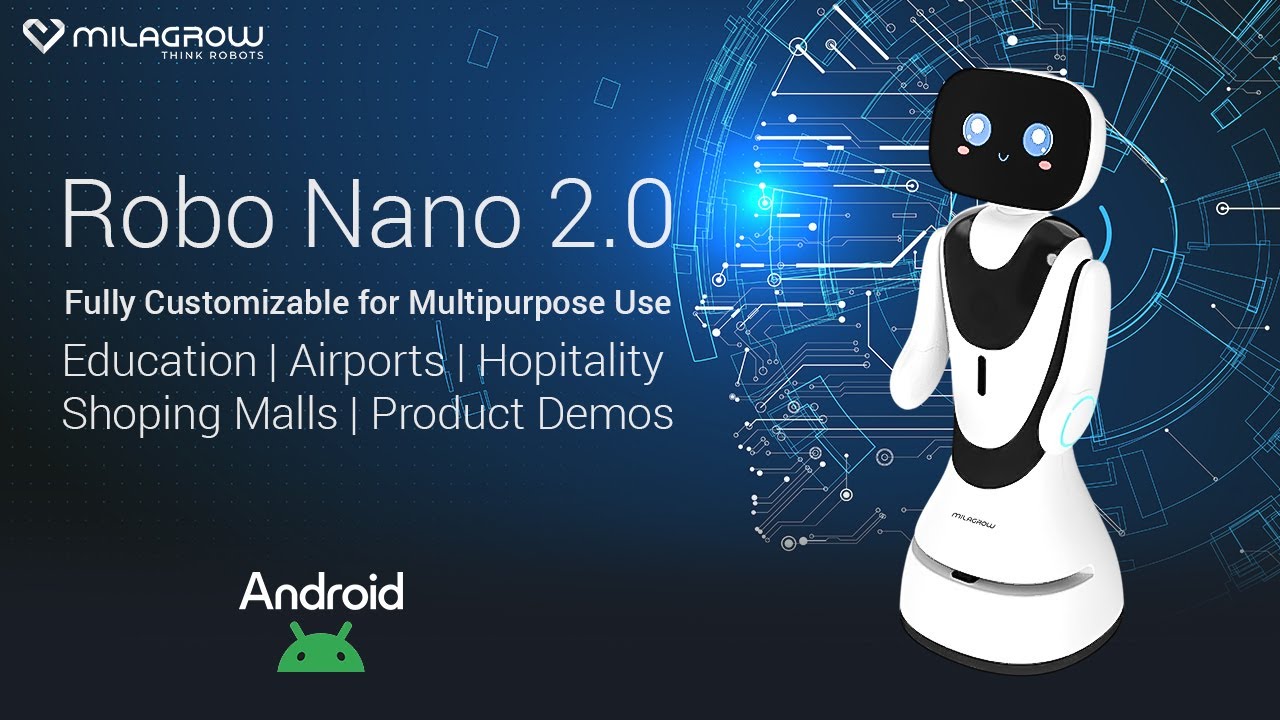 Milagrow Robo Nano 2.0 &ndash; The Humanoid Robot Transforming Customer Service!