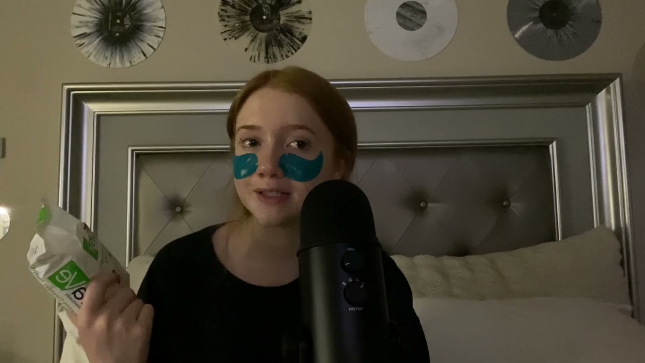 doing ASMR until i fall asleep    i actually fell asleep and my mic hit me in the head